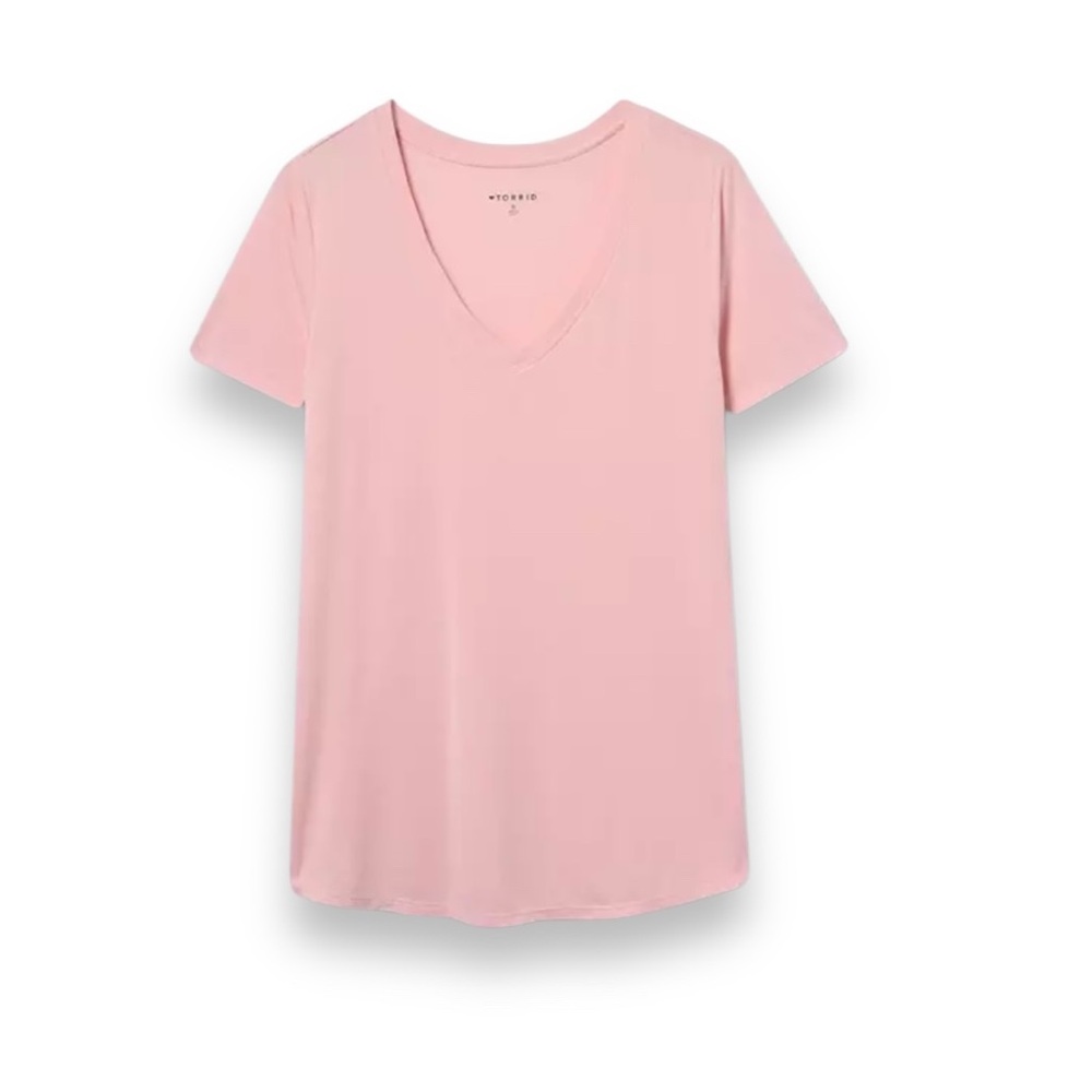Girlfriend Signature Jersey V-Neck Tee